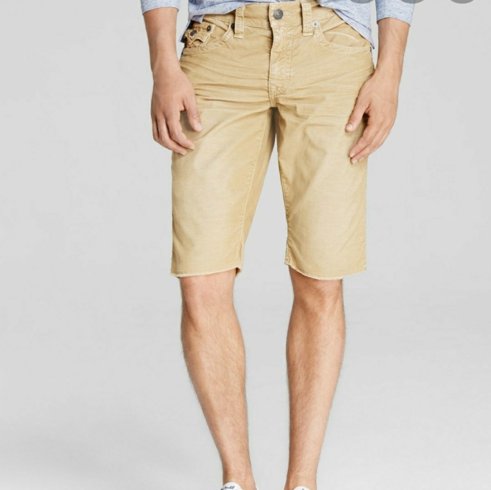 NWOT True Religion cord shorts size 28 - Picture 1 of 8